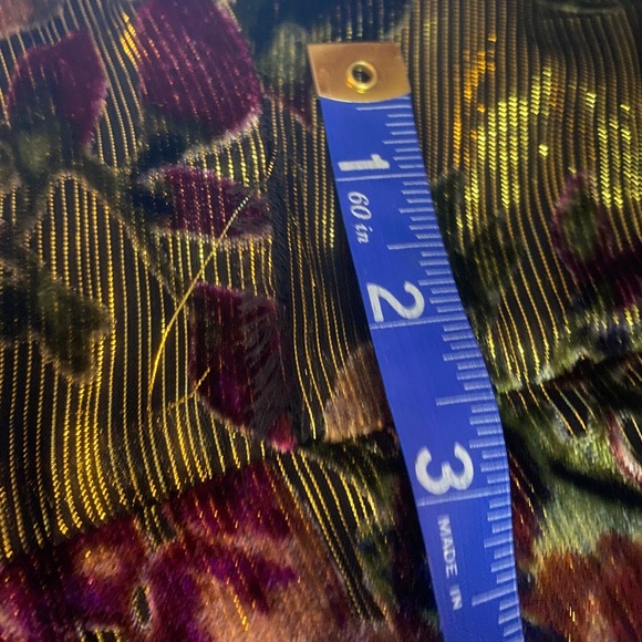 Beautiful Gianni Bini Morgan Lurex Velvet Wrap Multi-Colored Sexy Dress Sz 6 VGC - Picture 11 of 12